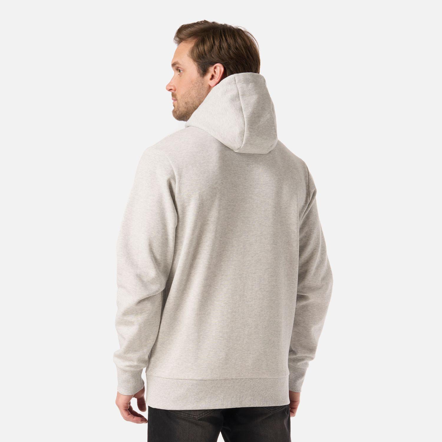 Polerón Hombre Ulmo Full Zip Hoody Sweatshirt Gris Melange Lippi V26-2