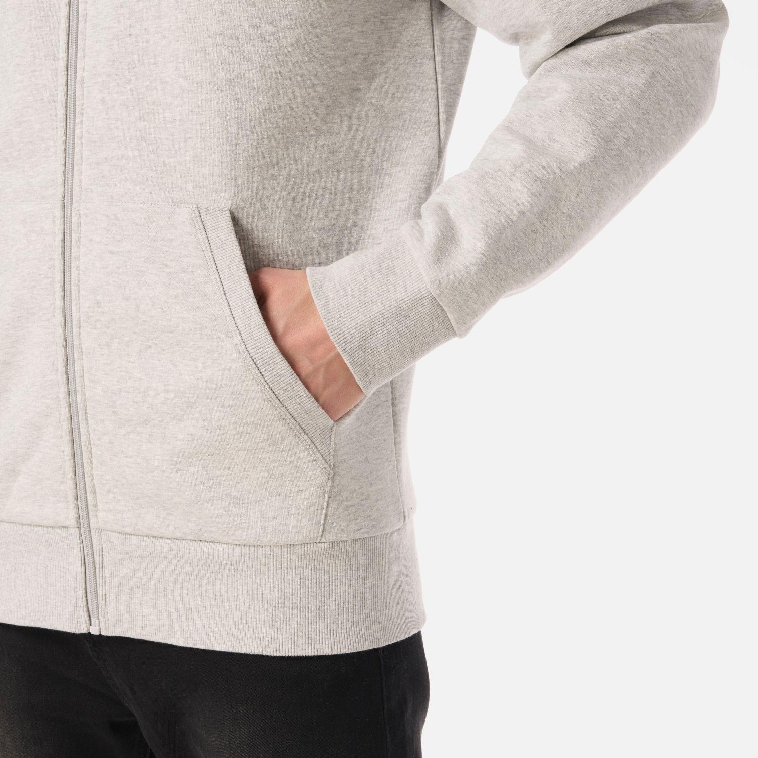 Polerón Hombre Ulmo Full Zip Hoody Sweatshirt Gris Melange Lippi V26-4