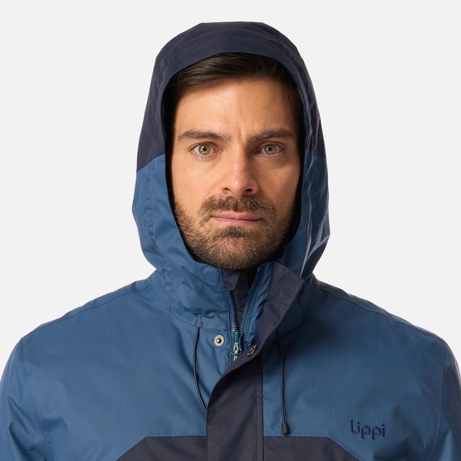 Chaqueta Hombre Gunther B-Dry Hoody Jacket Azul Oscuro Lippi I26-3