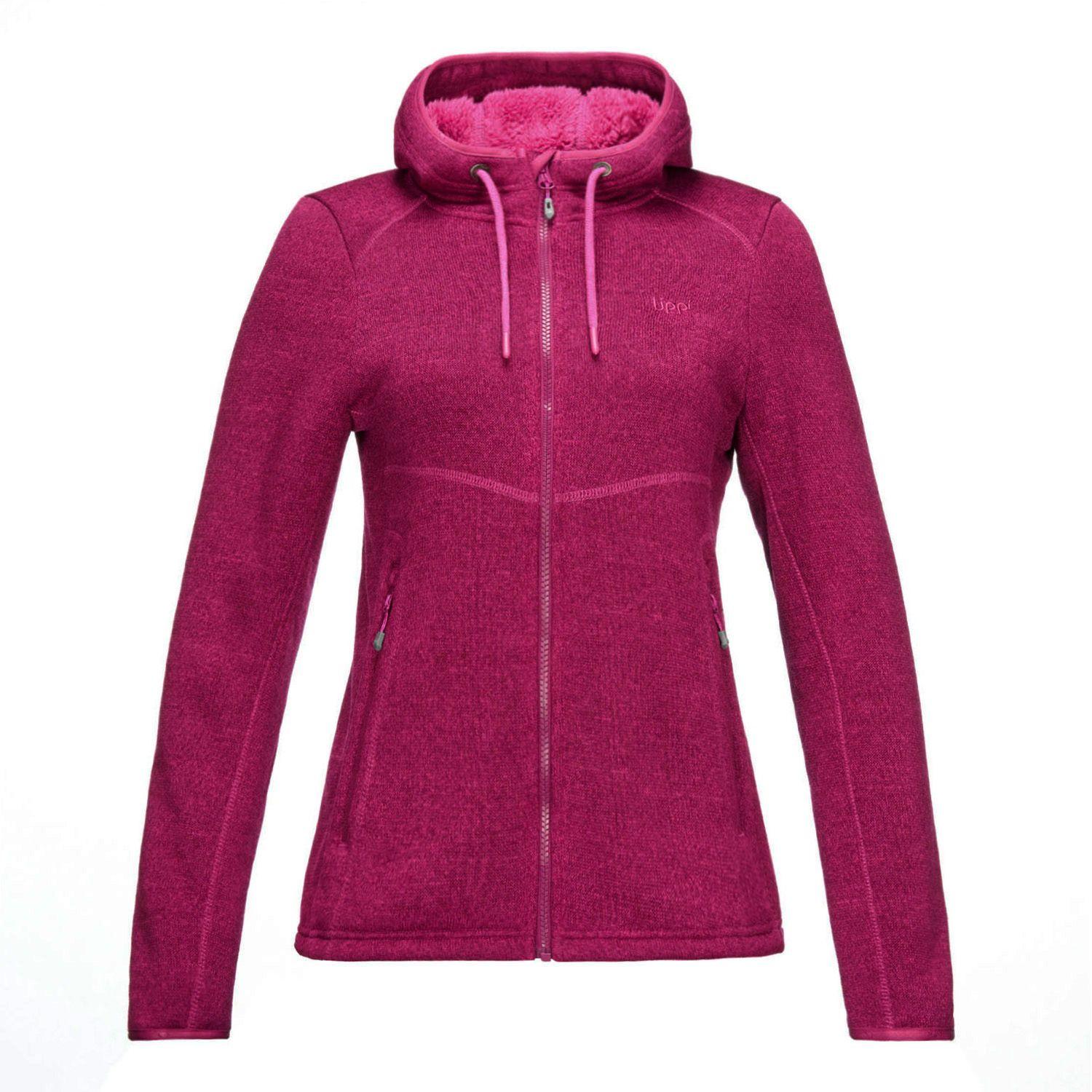 Polar Mujer Sense Blend-Pro Hoody Jacket Melange Palo Rosa Lippi-0