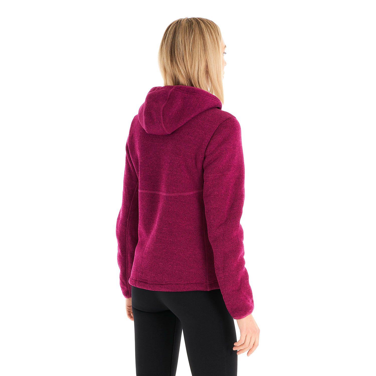Polar Mujer Sense Blend-Pro Hoody Jacket Melange Palo Rosa Lippi-4