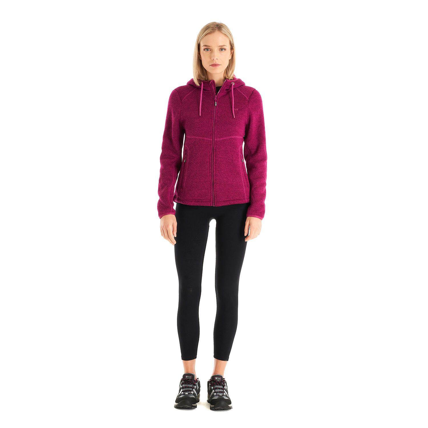 Polar Mujer Sense Blend-Pro Hoody Jacket Melange Palo Rosa Lippi-8