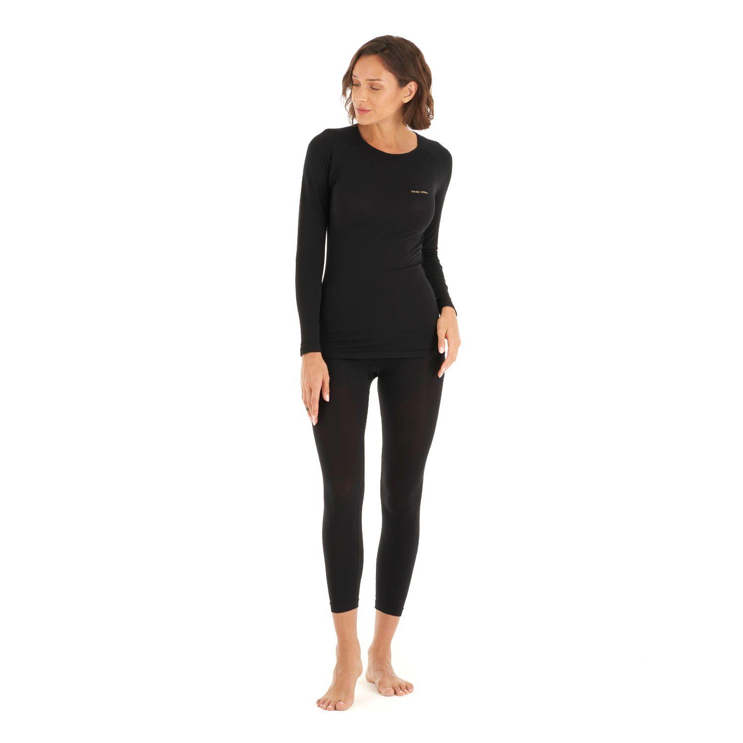 Primera Capa Mujer Puma Austral Top Negro Haka Honu I25-6