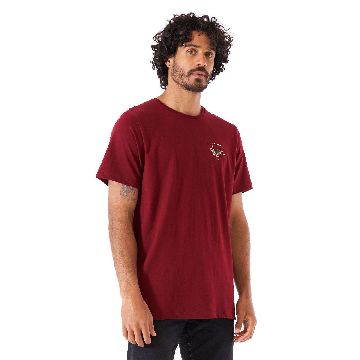 Polera Hombre Solana Rojo Haka Honu-1