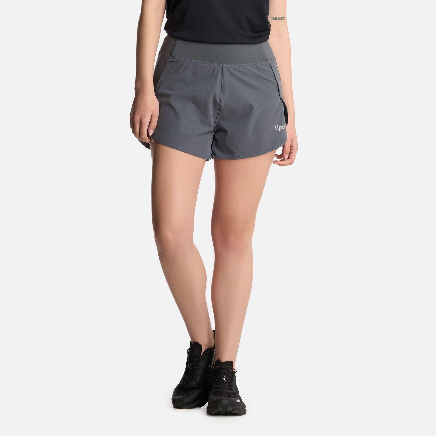 Short Mujer Go For It Short Gris Medio Lippi-0