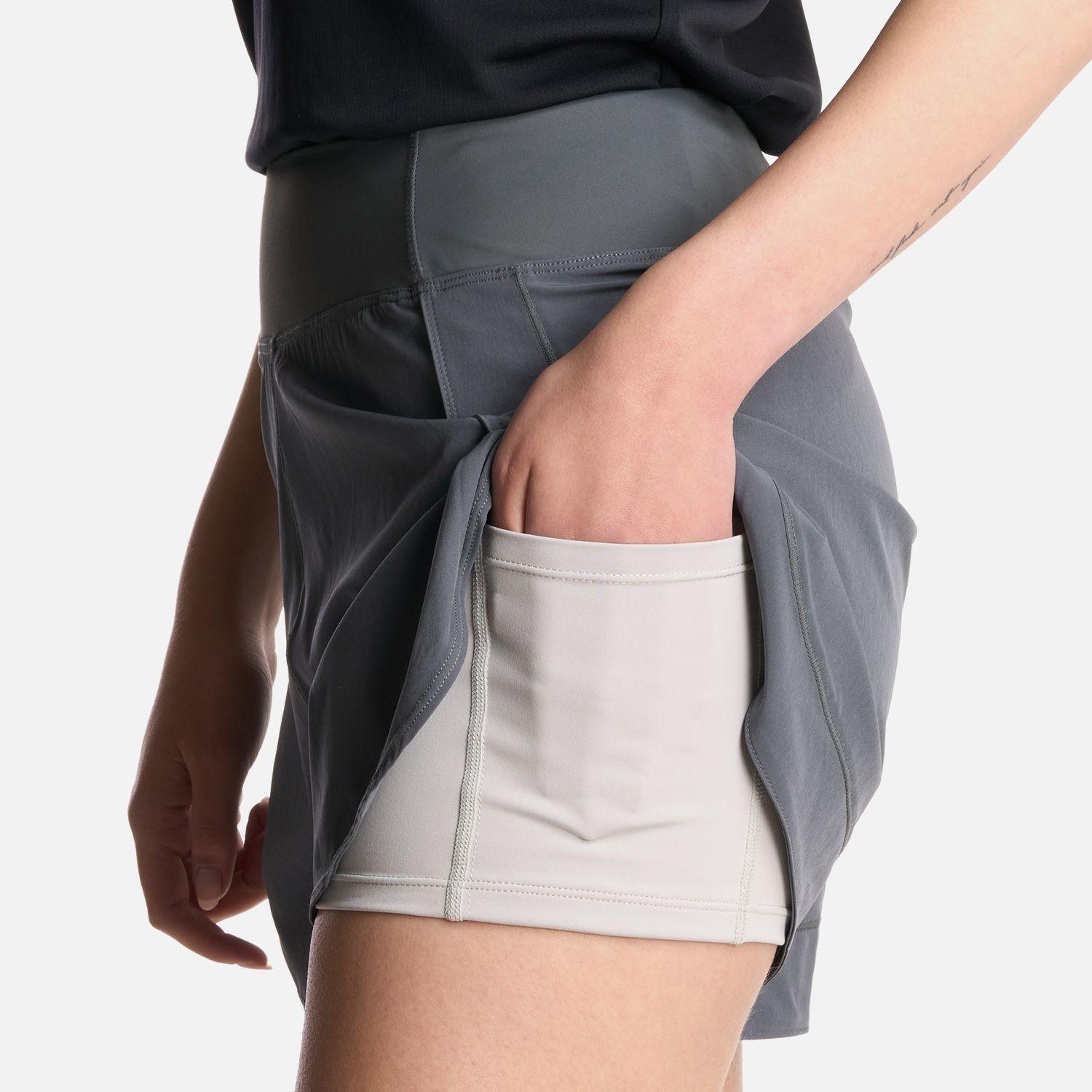 Short Mujer Go For It Short Gris Medio Lippi-3