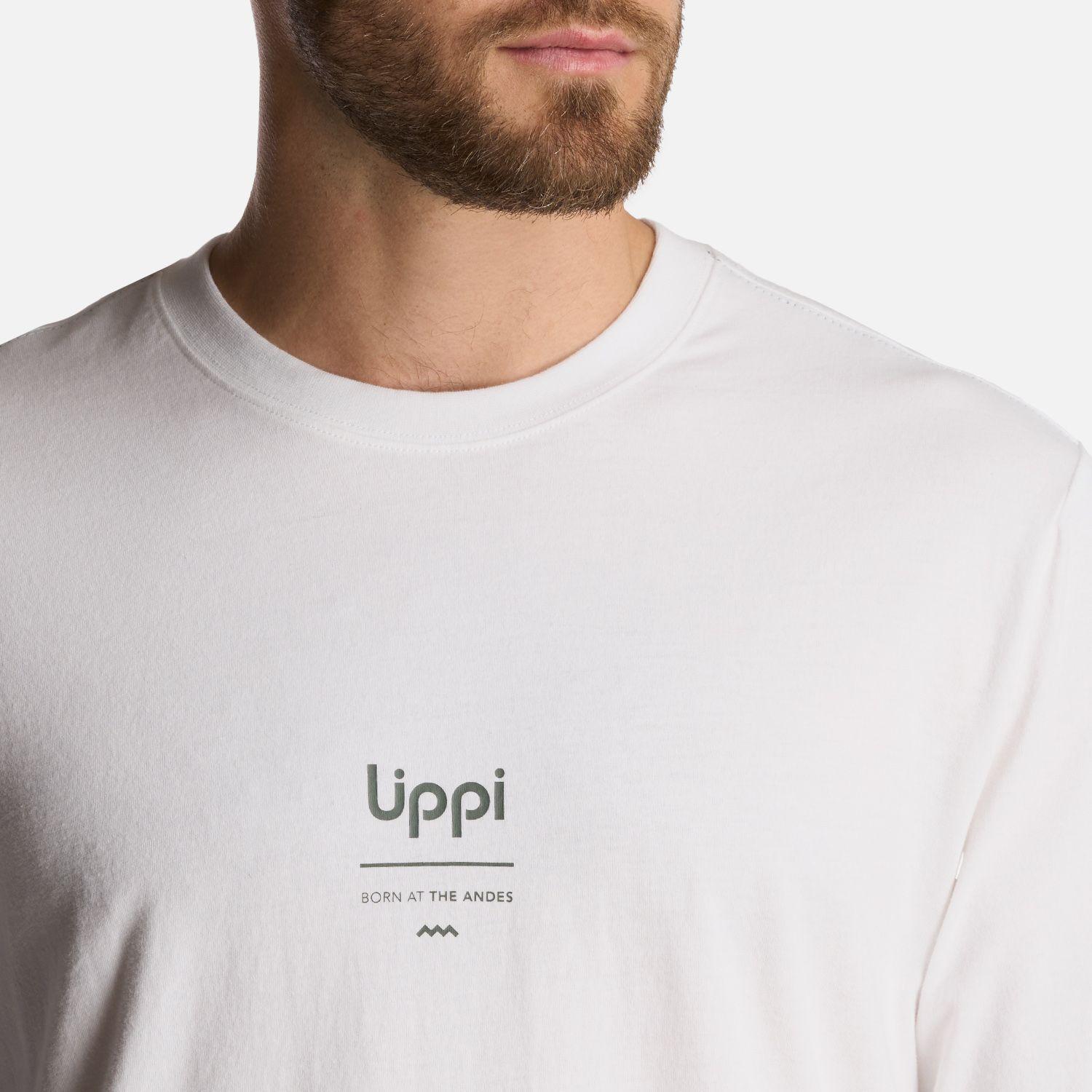Polera Hombre Logo Lippi Long Sleeve T-Shirt Blanco Lippi-4