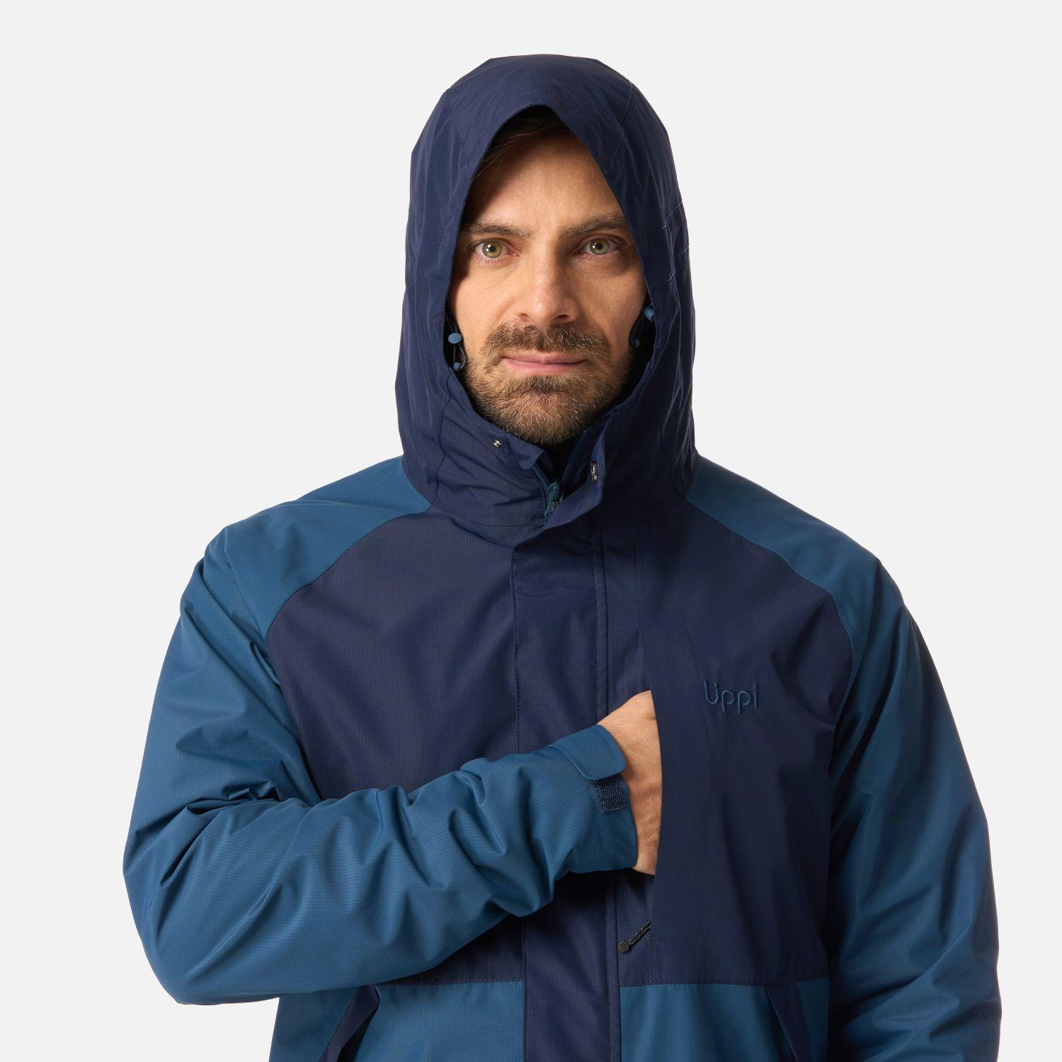 Chaqueta Hombre Lake Fusion 3 B-Dry Jacket Azul Oscuro Lippi I26-4