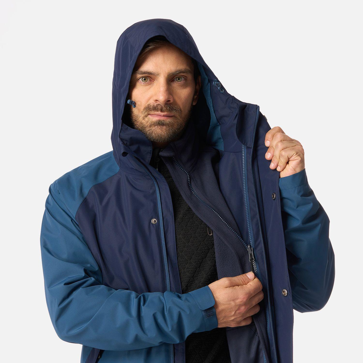 Chaqueta Hombre Lake Fusion 3 B-Dry Jacket Azul Oscuro Lippi I26-8
