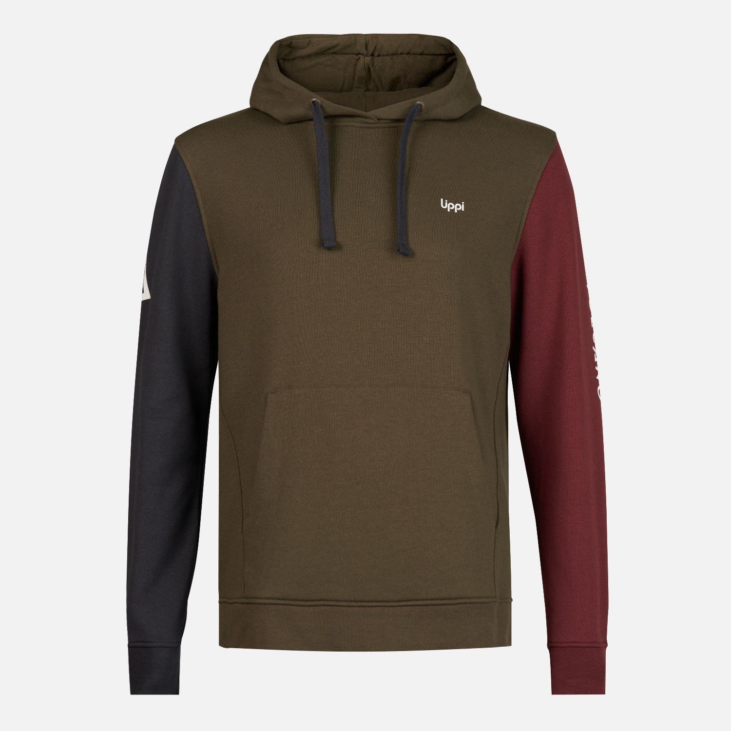 Poleron Hombre Insigne Vulcano Hoody Sweatshirt Oliva Oscuro Lippi-0