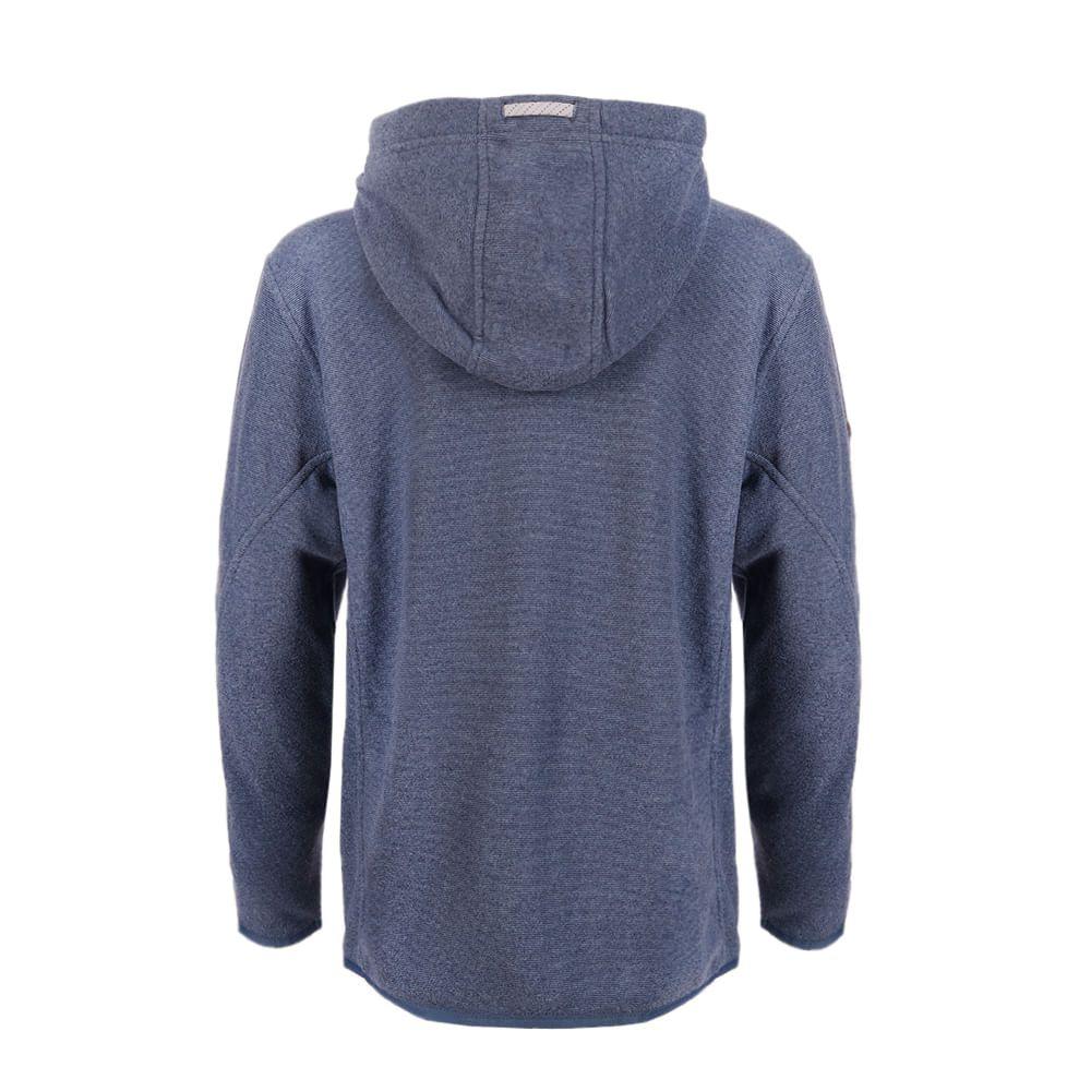 Poleron Niño Stripes Nano-F Full Zip Azul Piedra Lippi-1