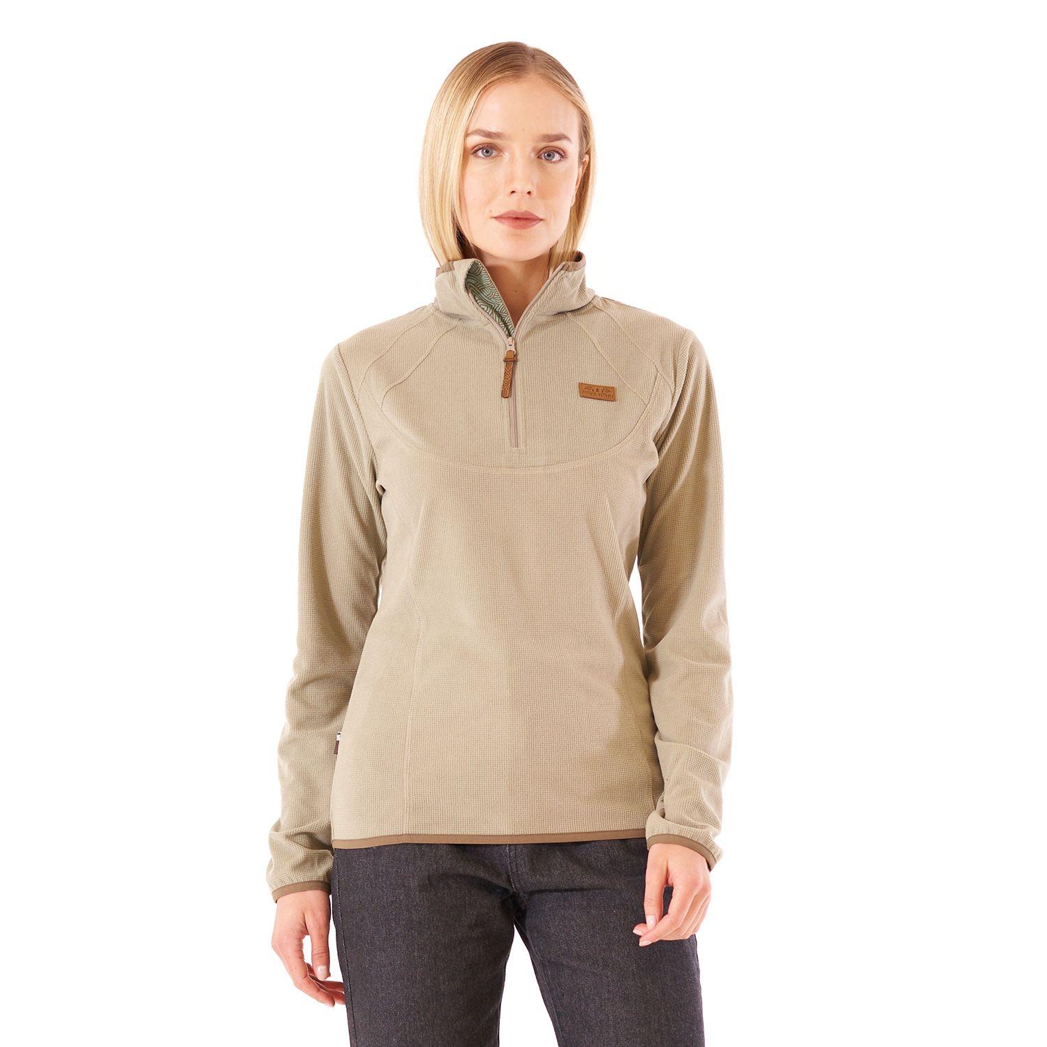 Poleron Mujer Taina Beige Haka Honu V21-1