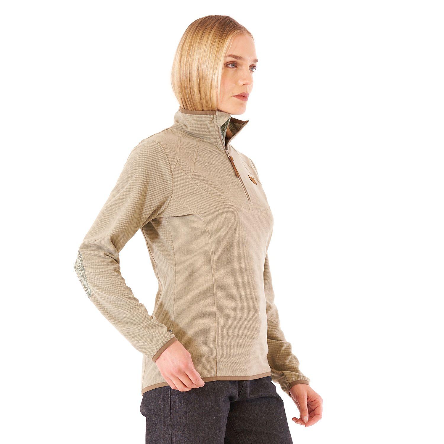 Poleron Mujer Taina Beige Haka Honu V21-2