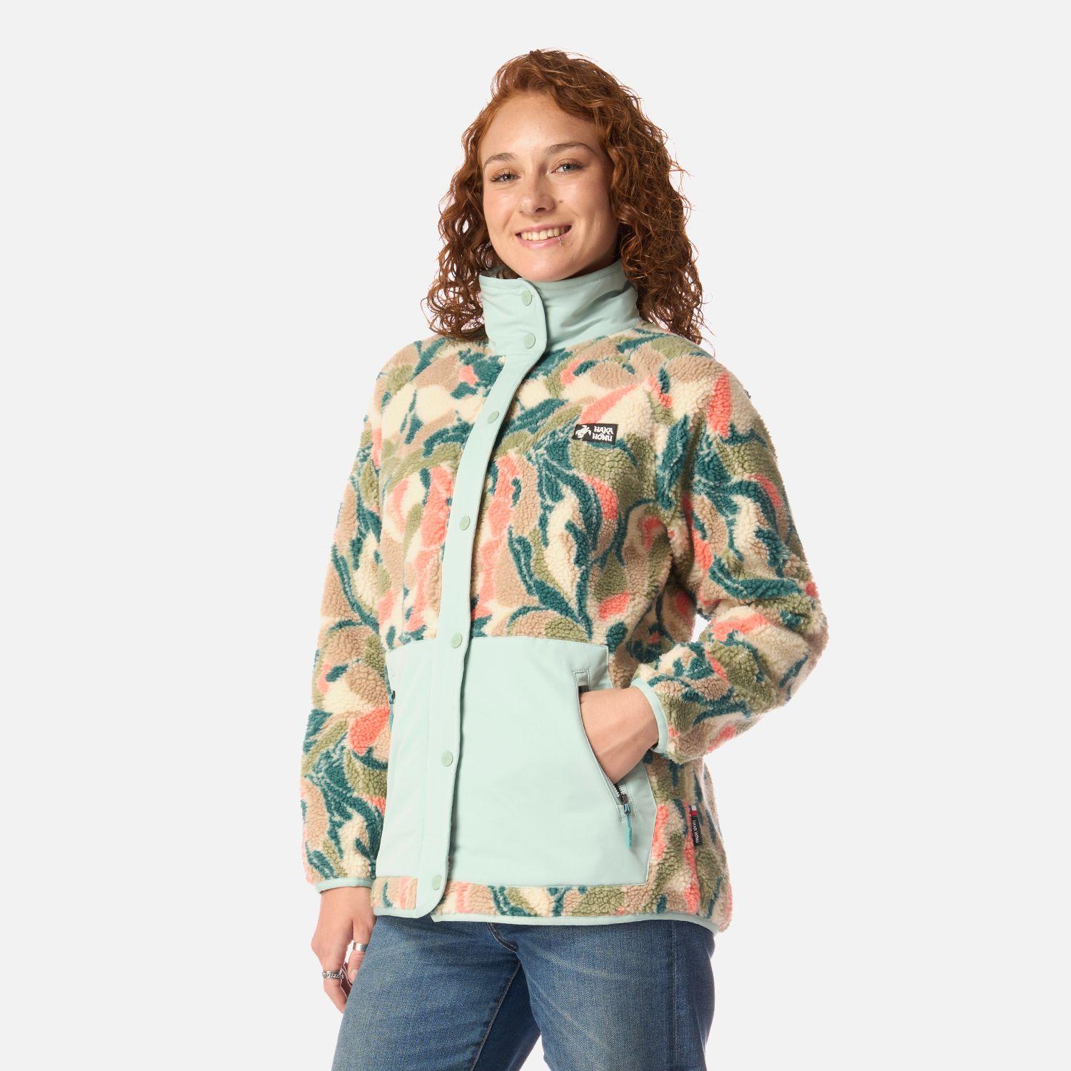 Polar Mujer Zip-porrito Print Celeste Haka Honu I26-1