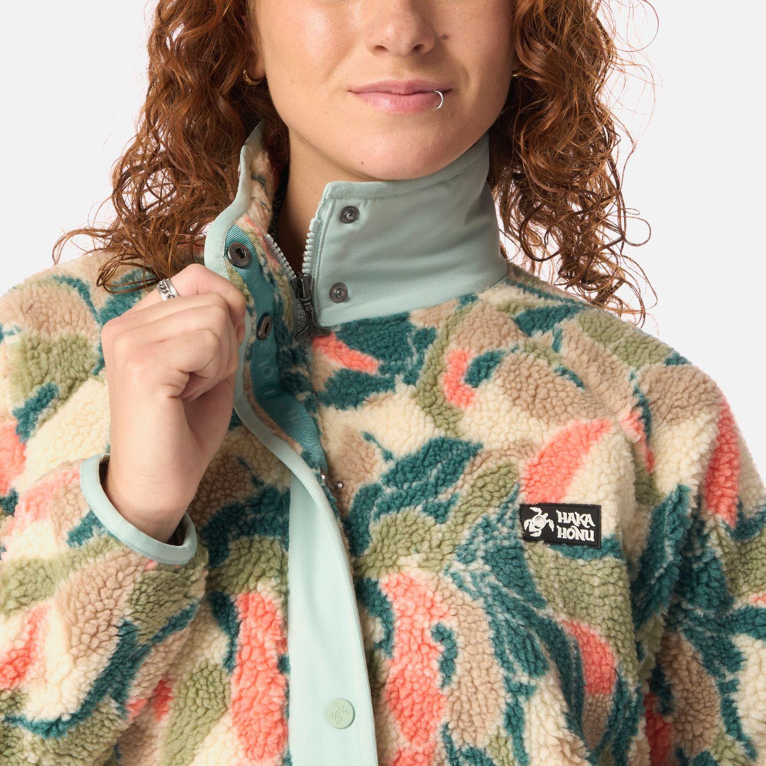 Polar Mujer Zip-porrito Print Celeste Haka Honu I26-3