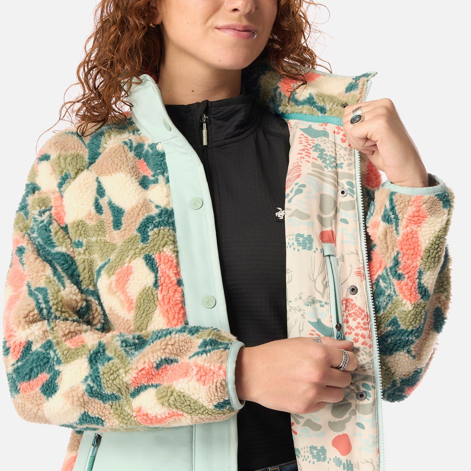Polar Mujer Zip-porrito Print Celeste Haka Honu I26-5