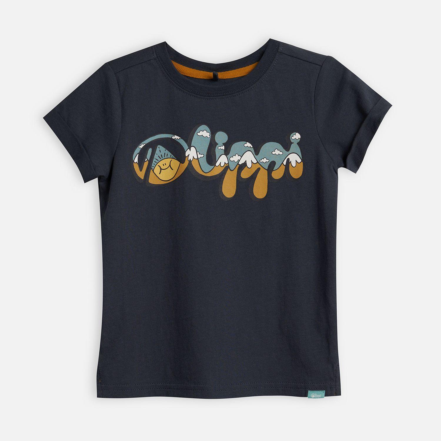 Polera Baby Boy Freedom T-Shirt Azul Noche Lippi-0