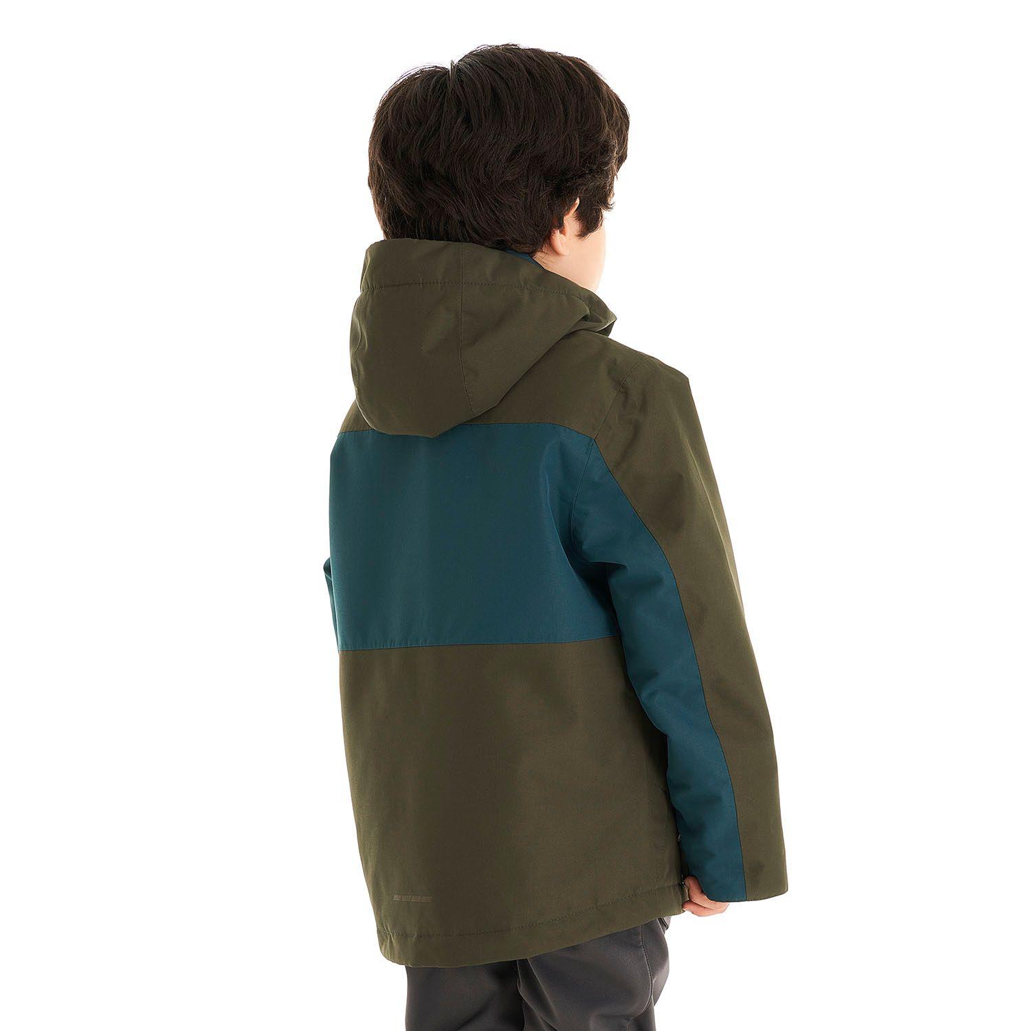 Chaqueta Niño Andes Snow B-Dry Hoody Jacket Verde Oscuro Lippi-4