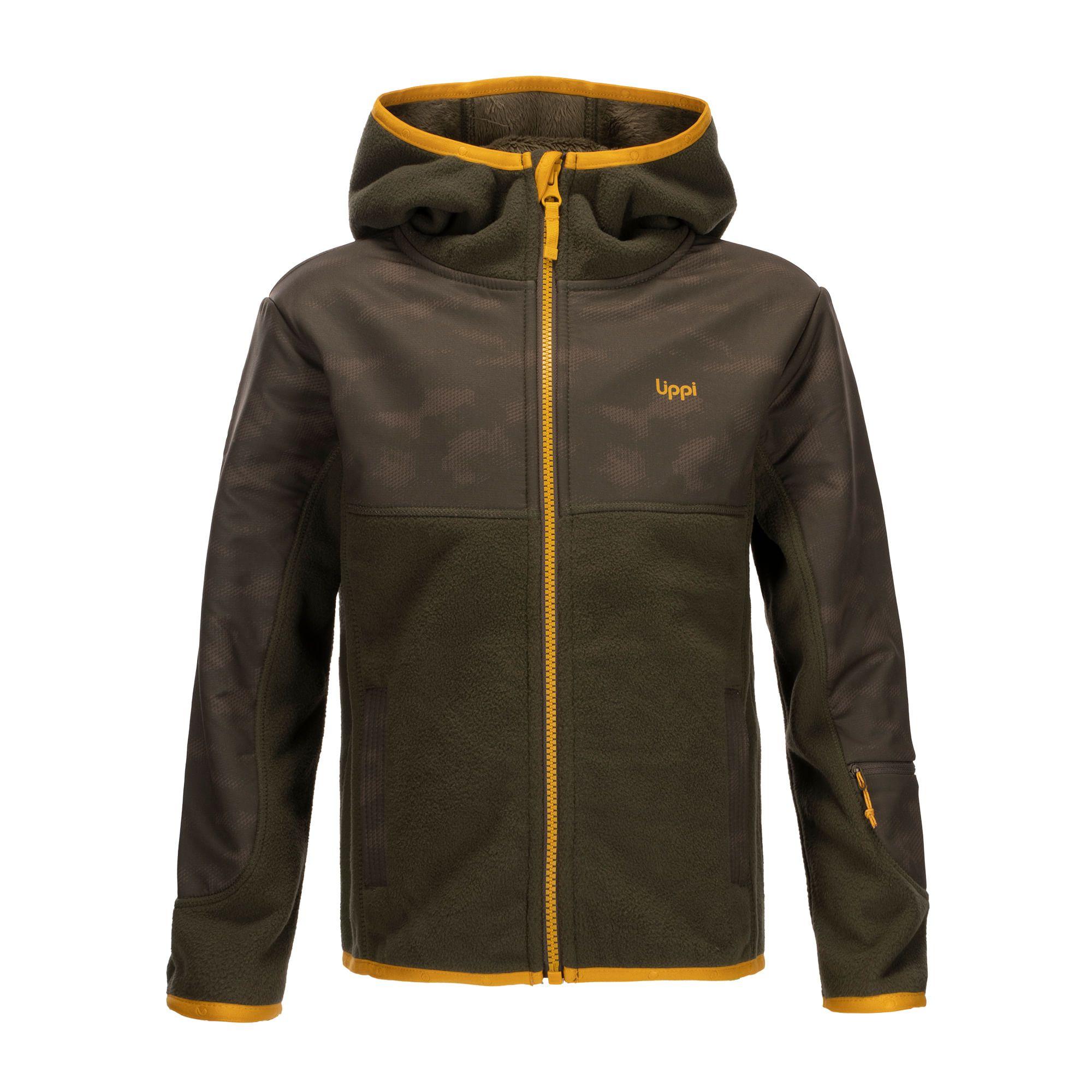 Poleron Niño Grillo Therm-Pro Hoody Jacket Verde Oscuro Lippi-0