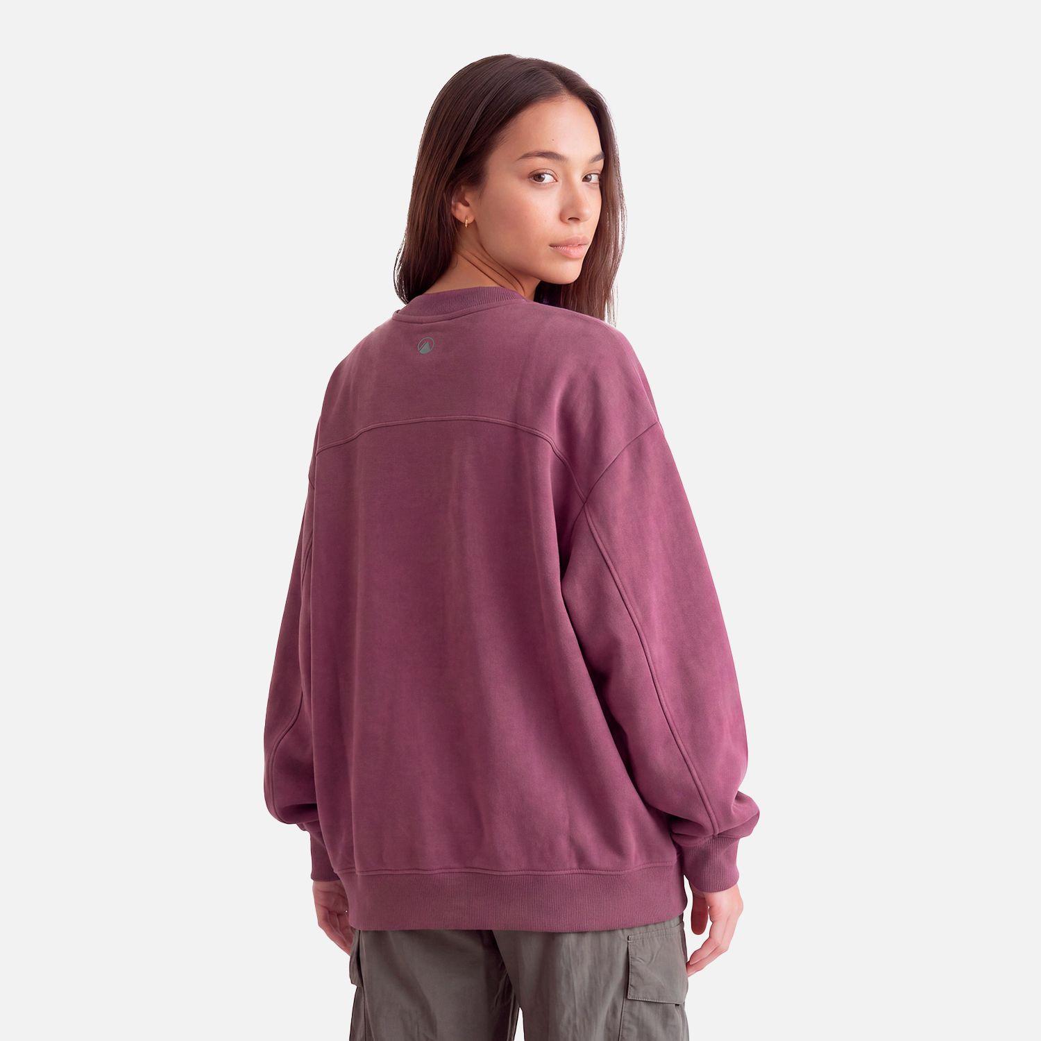 Polerón Mujer Ulmo Crewneck Sweatshirt Vino Lippi V27-2