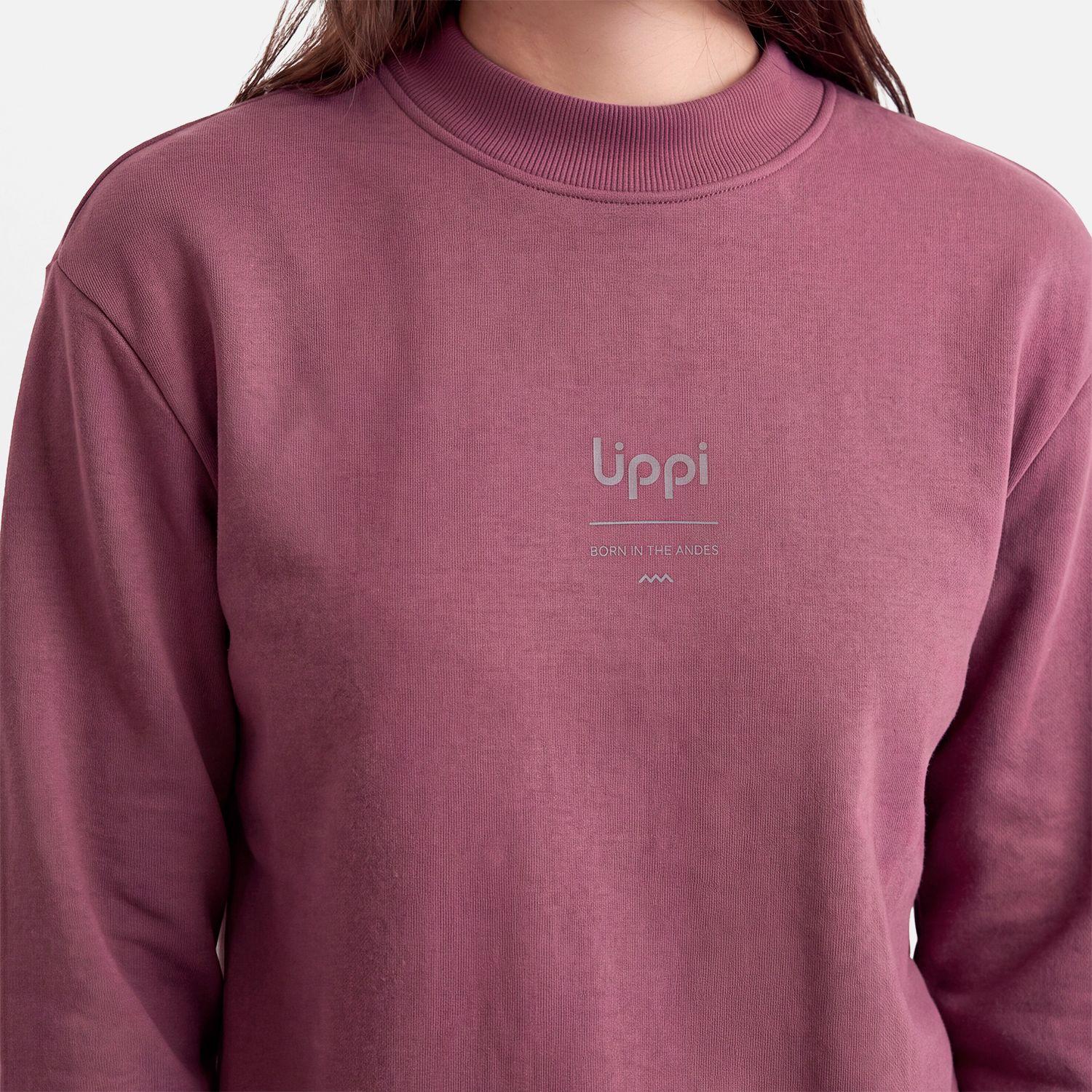 Polerón Mujer Ulmo Crewneck Sweatshirt Vino Lippi V27-3