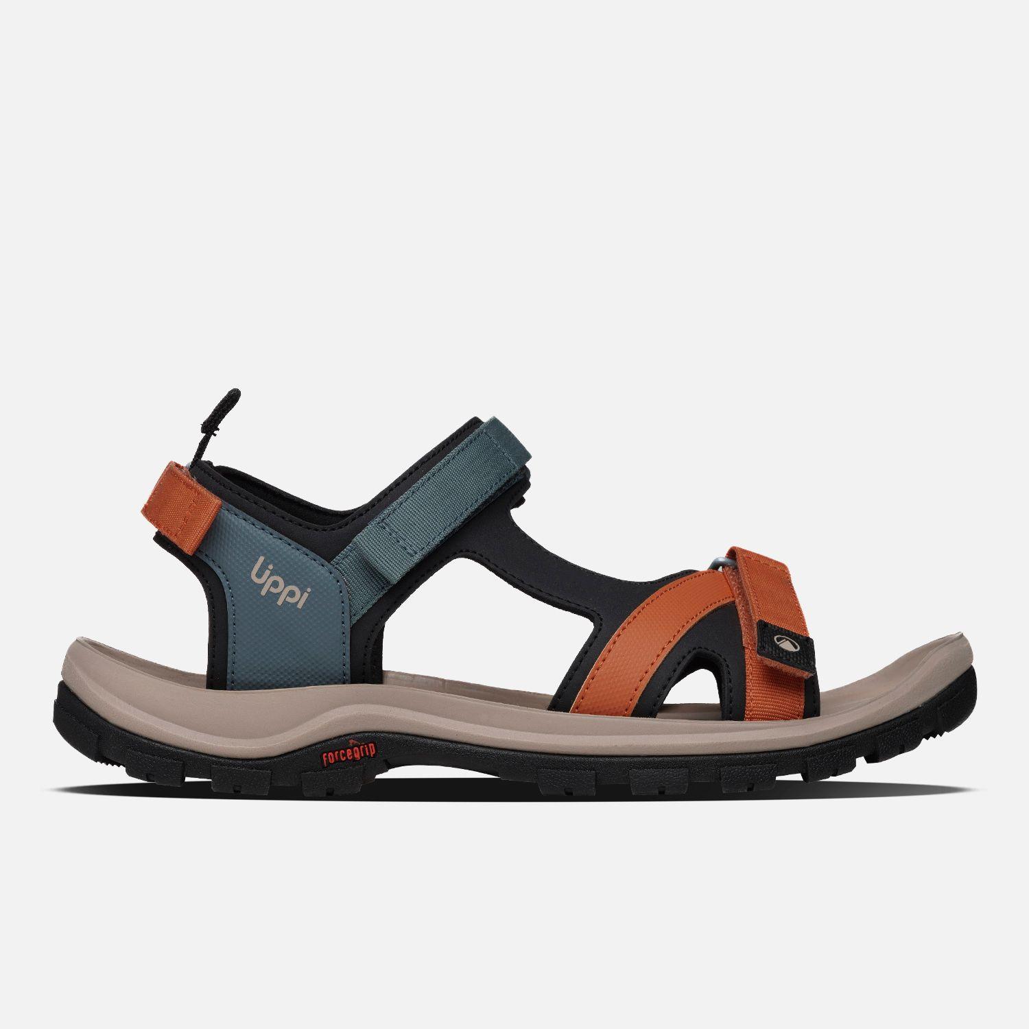 Sandalia Hombre Go Out Azul / Naranja Lippi V26-0