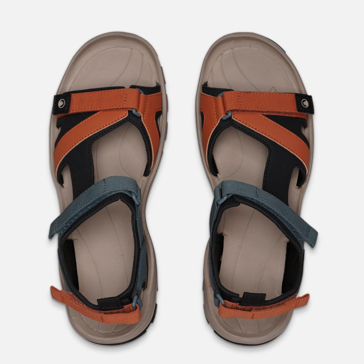 Sandalia Hombre Go Out Azul / Naranja Lippi V26-3