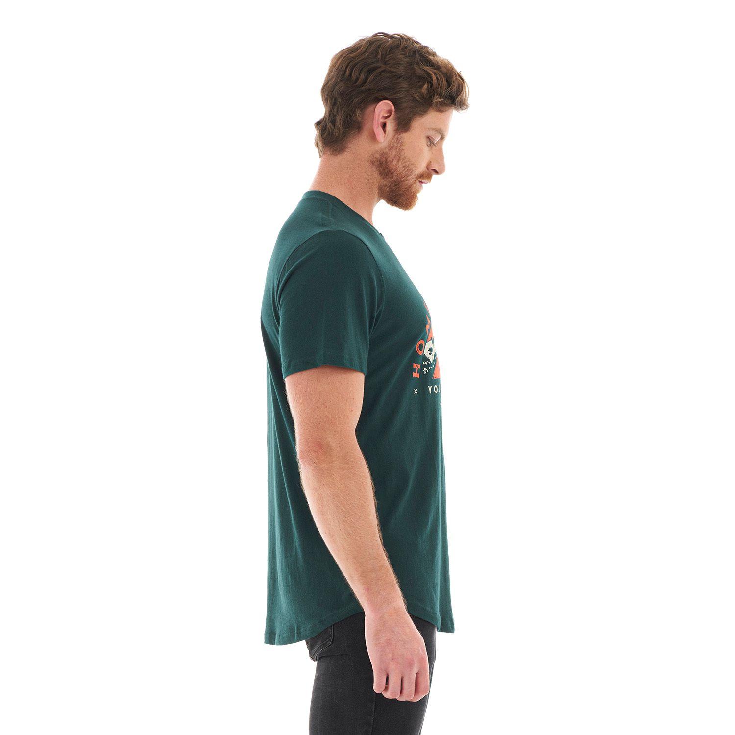 Polera Hombre Heritage UV-Stop T-Shirt Turquesa Oscuro Lippi-3