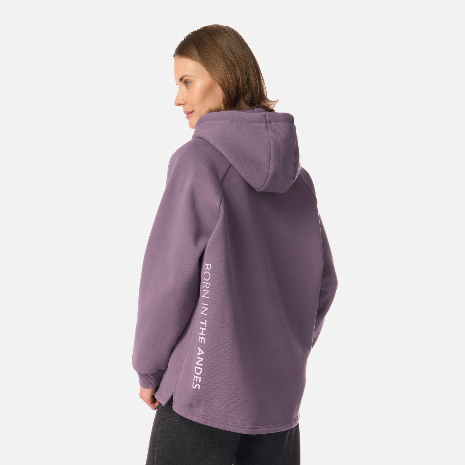Polerón Mujer Heavy Duty Hoody Sweatshirt Violeta Lippi-2