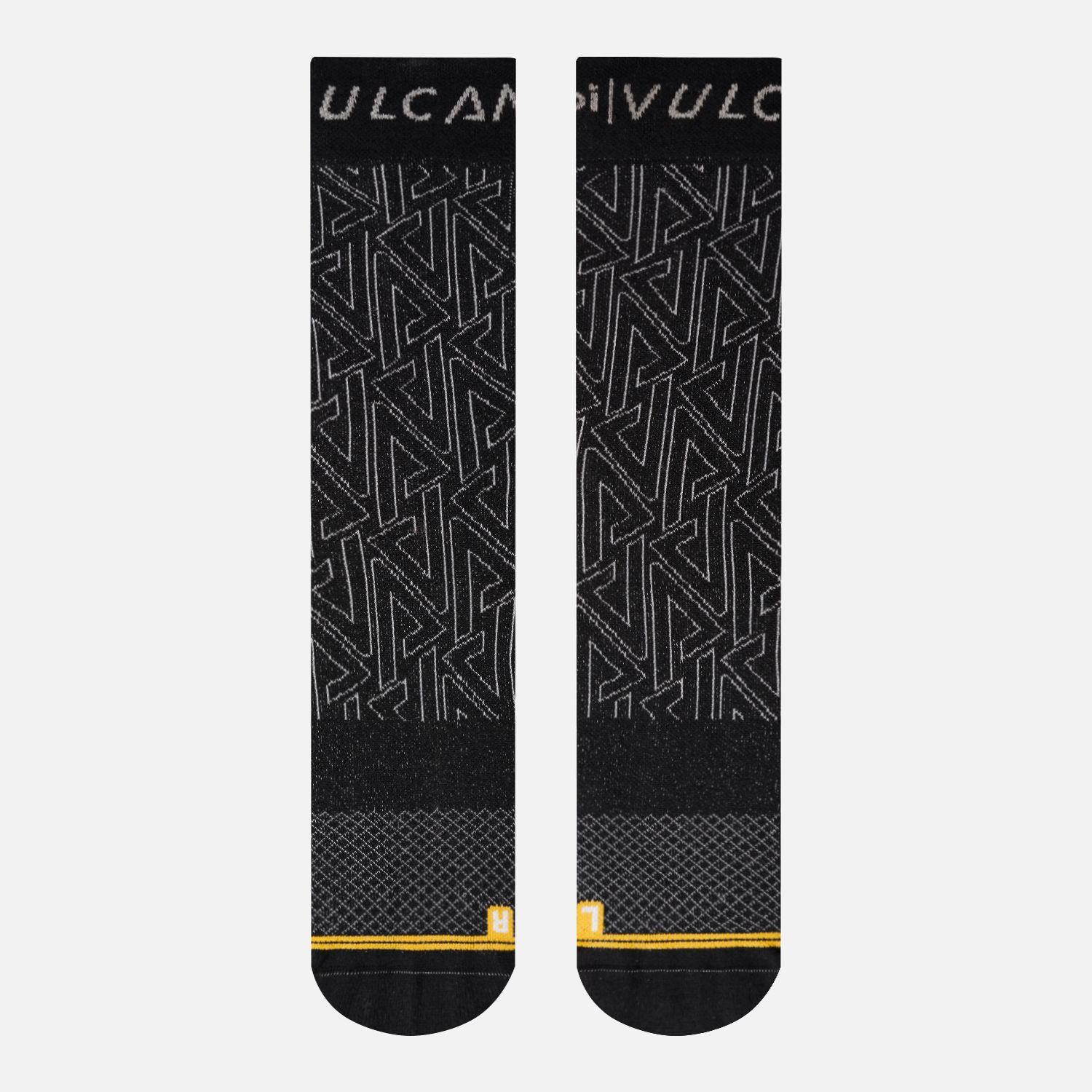 Calcetin Unisex Vulcano Bike Socks Print Negro Lippi-1