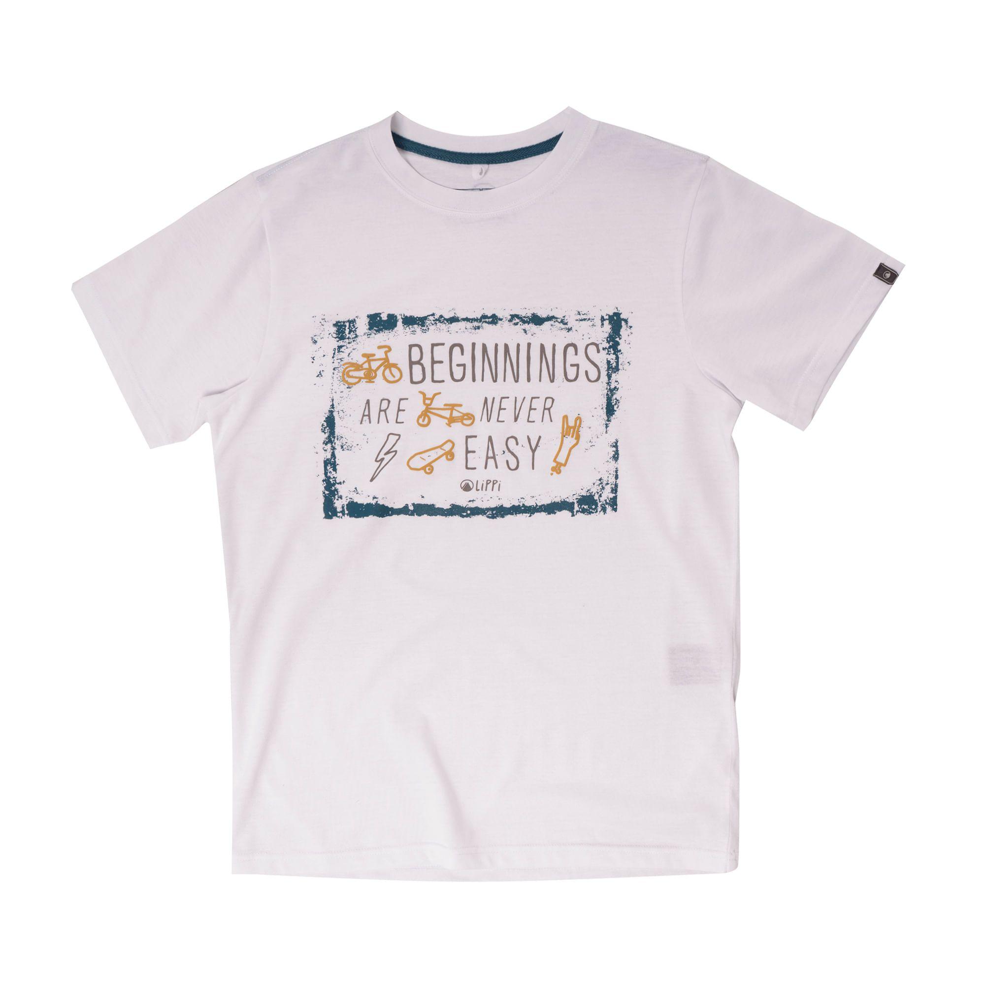 Polera Teen Boy Riders UV-Stop T-Shirt Blanco Lippi-0