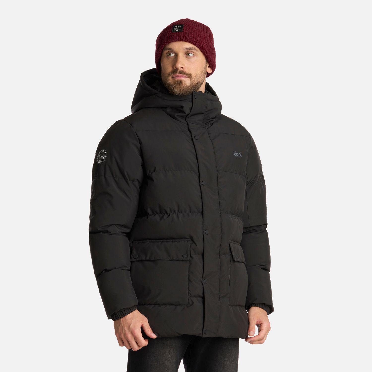 Chaqueta Hombre Long And Warm SteamPro Hoody Negro Lippi I25-1