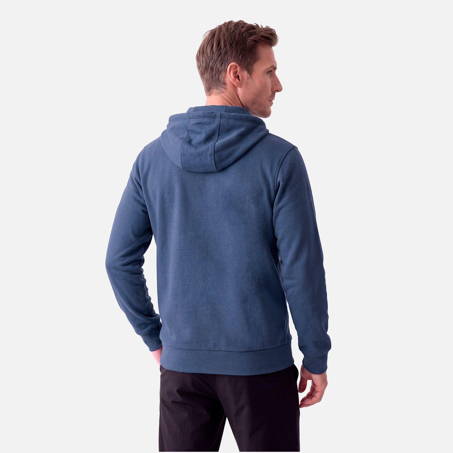 Polerón Hombre Ulmo Full Zip Hoody Sweatshirt Azul Oscuro Lippi V27-1