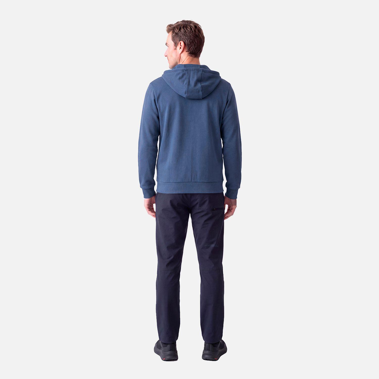Polerón Hombre Ulmo Full Zip Hoody Sweatshirt Azul Oscuro Lippi V27-5