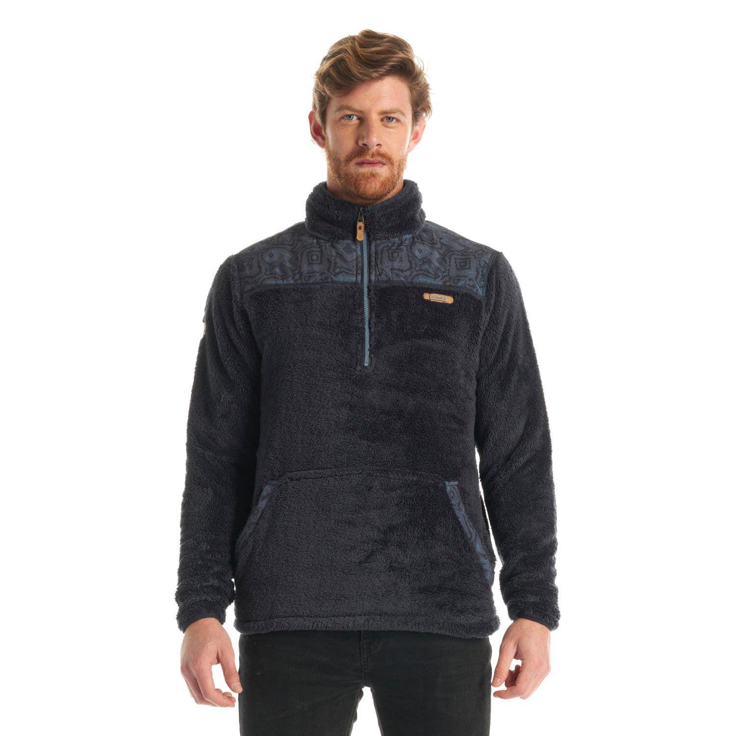 Poleron Hombre Baggy Sweatshirt Azul Marino Lippi V22-1