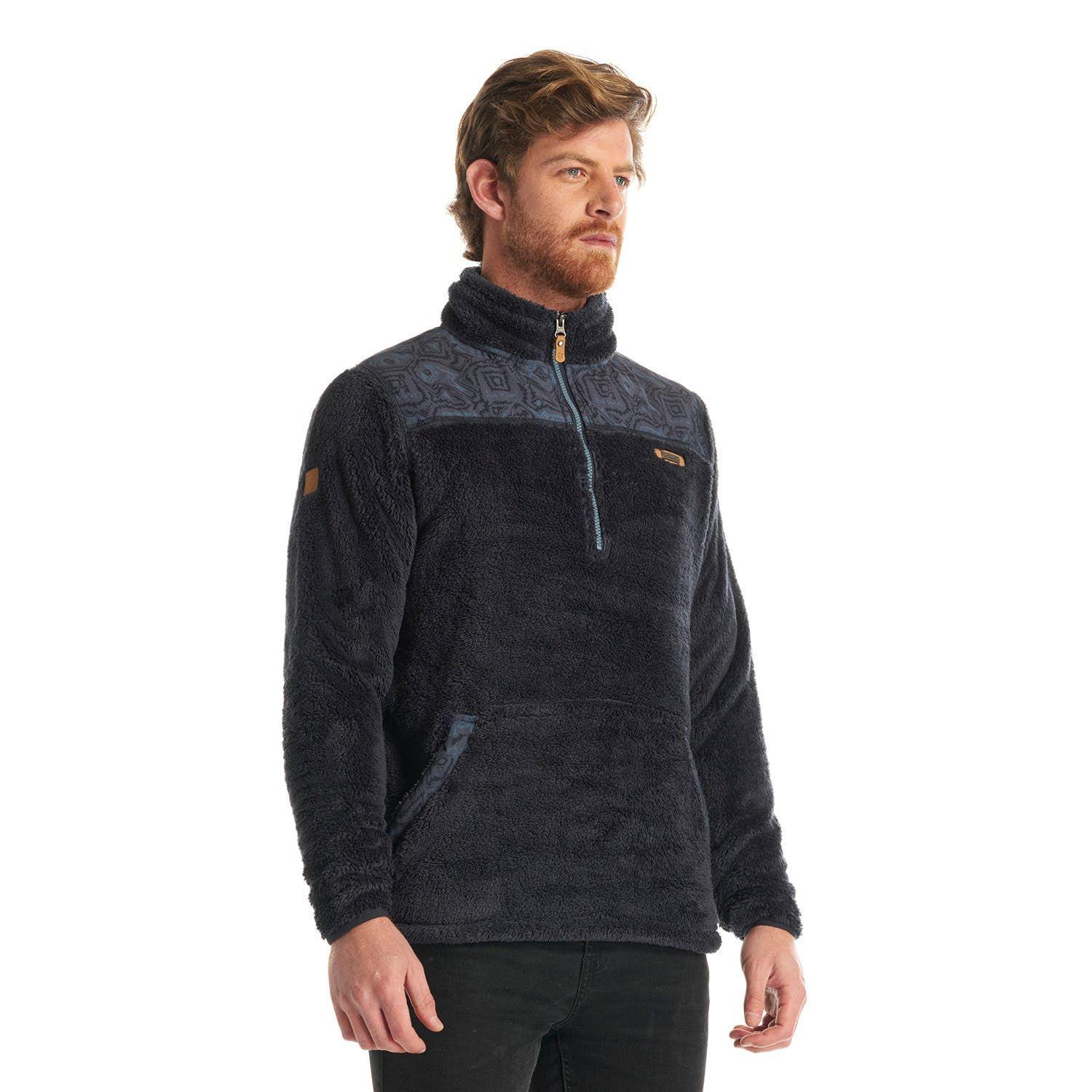 Poleron Hombre Baggy Sweatshirt Azul Marino Lippi V22-2