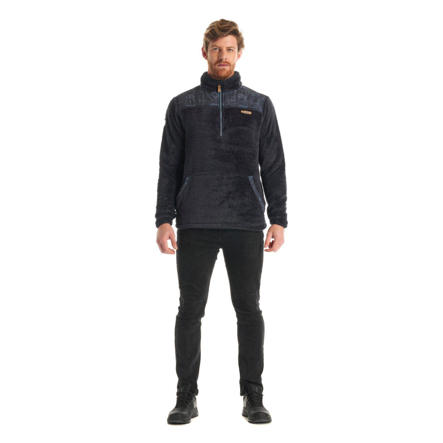 Poleron Hombre Baggy Sweatshirt Azul Marino Lippi V22-8