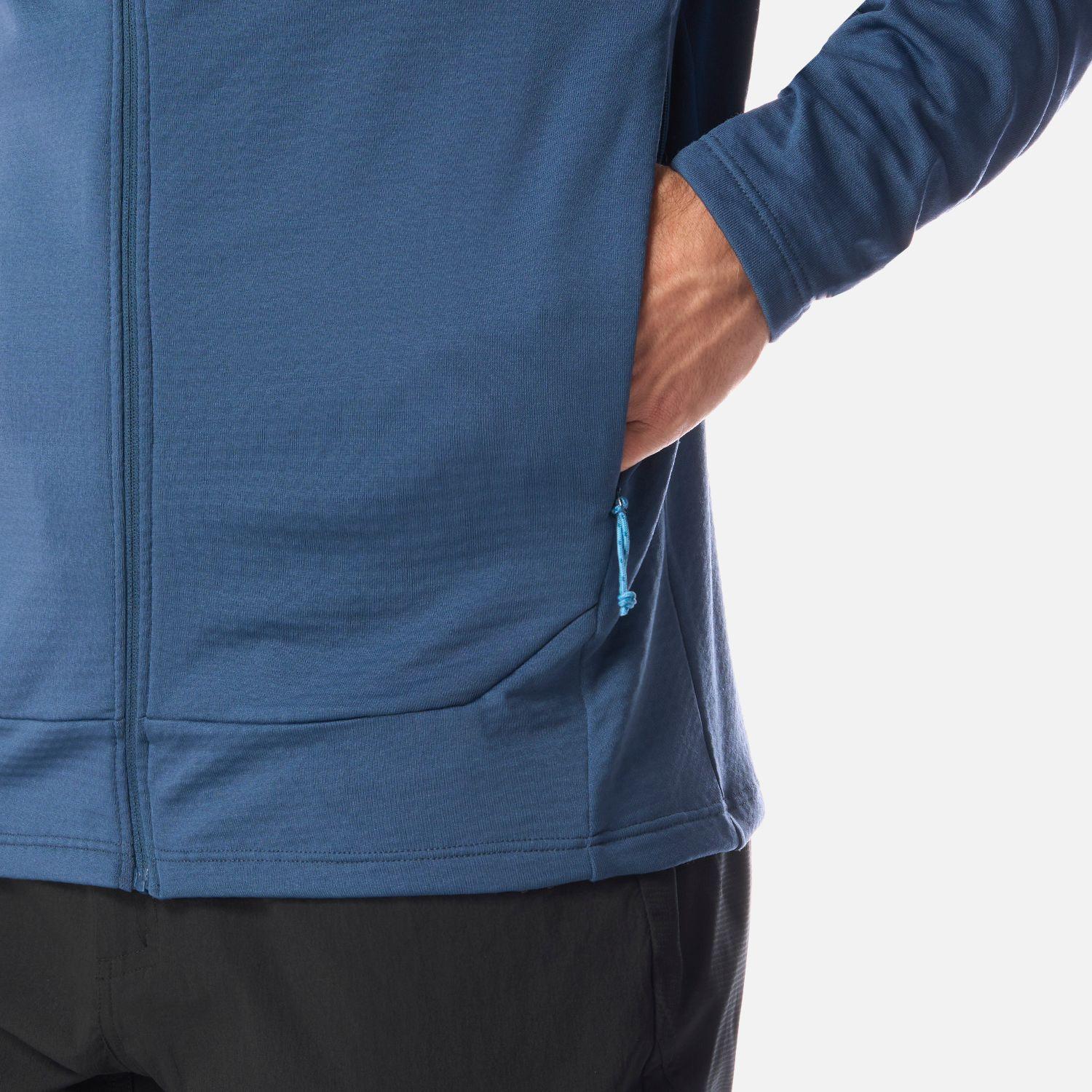 Polerón Hombre Viedma 1000 Nano-F Full Zip Azul Oscuro Lippi-5