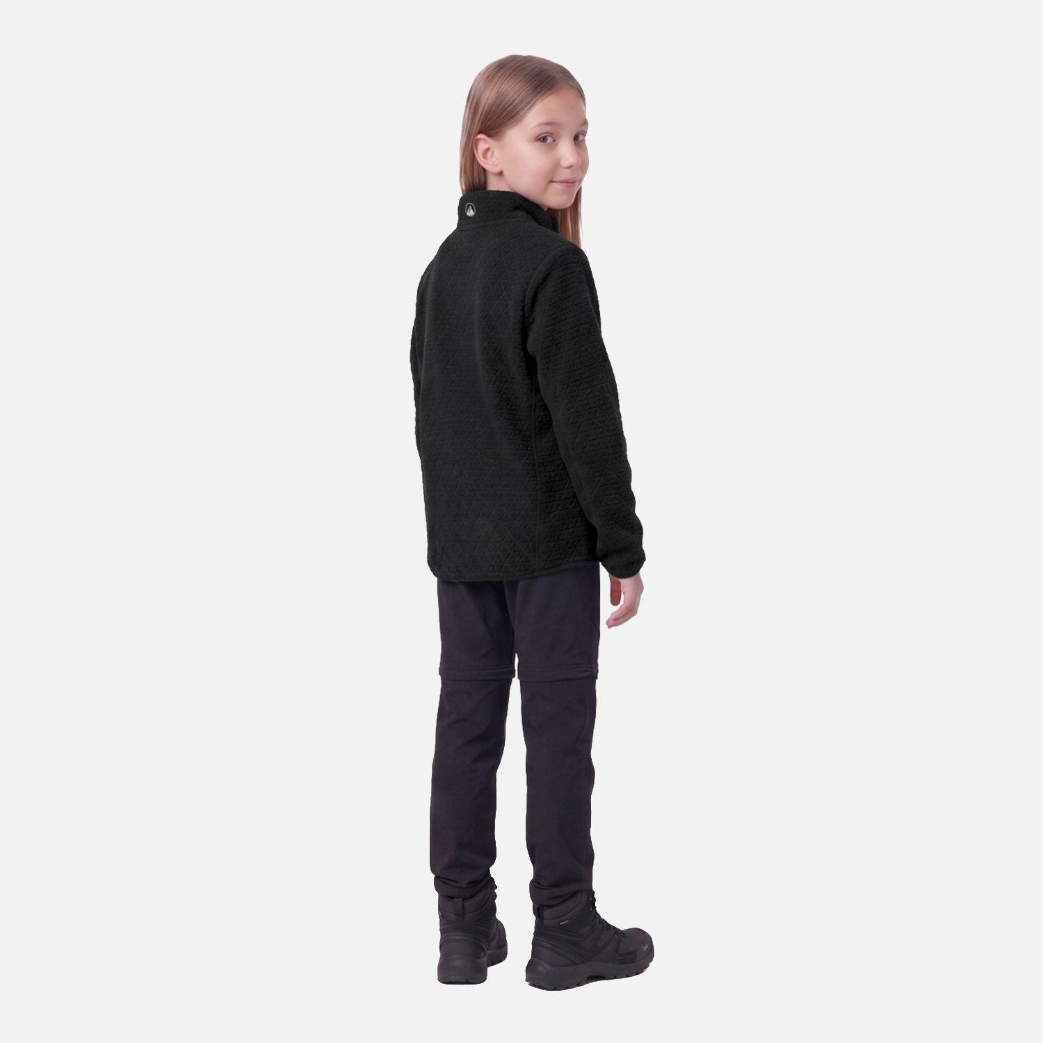 Polerón Teen Girl Jacaranda Nano-F 1/4 Zip Negro Lippi V27-2