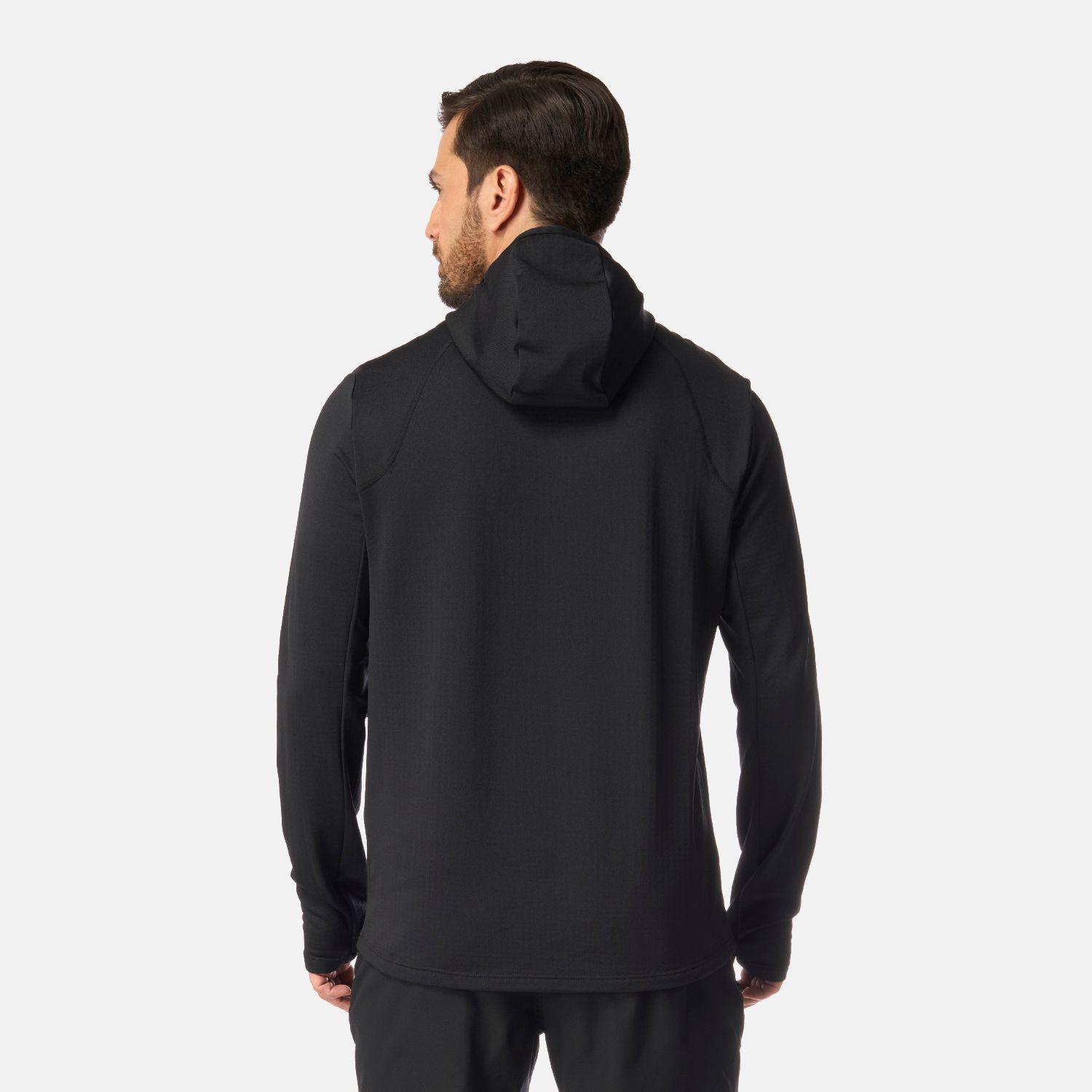 Polerón Hombre Viedma 1000 Nano-F 1/4 Zip Hoody Negro Lippi-2