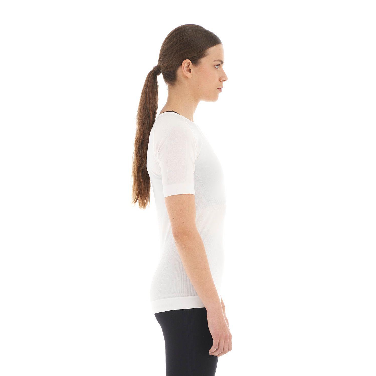 Primera Capa Mujer Skintec 1000 Seamless Short Sleeve Blanco Lippi-3