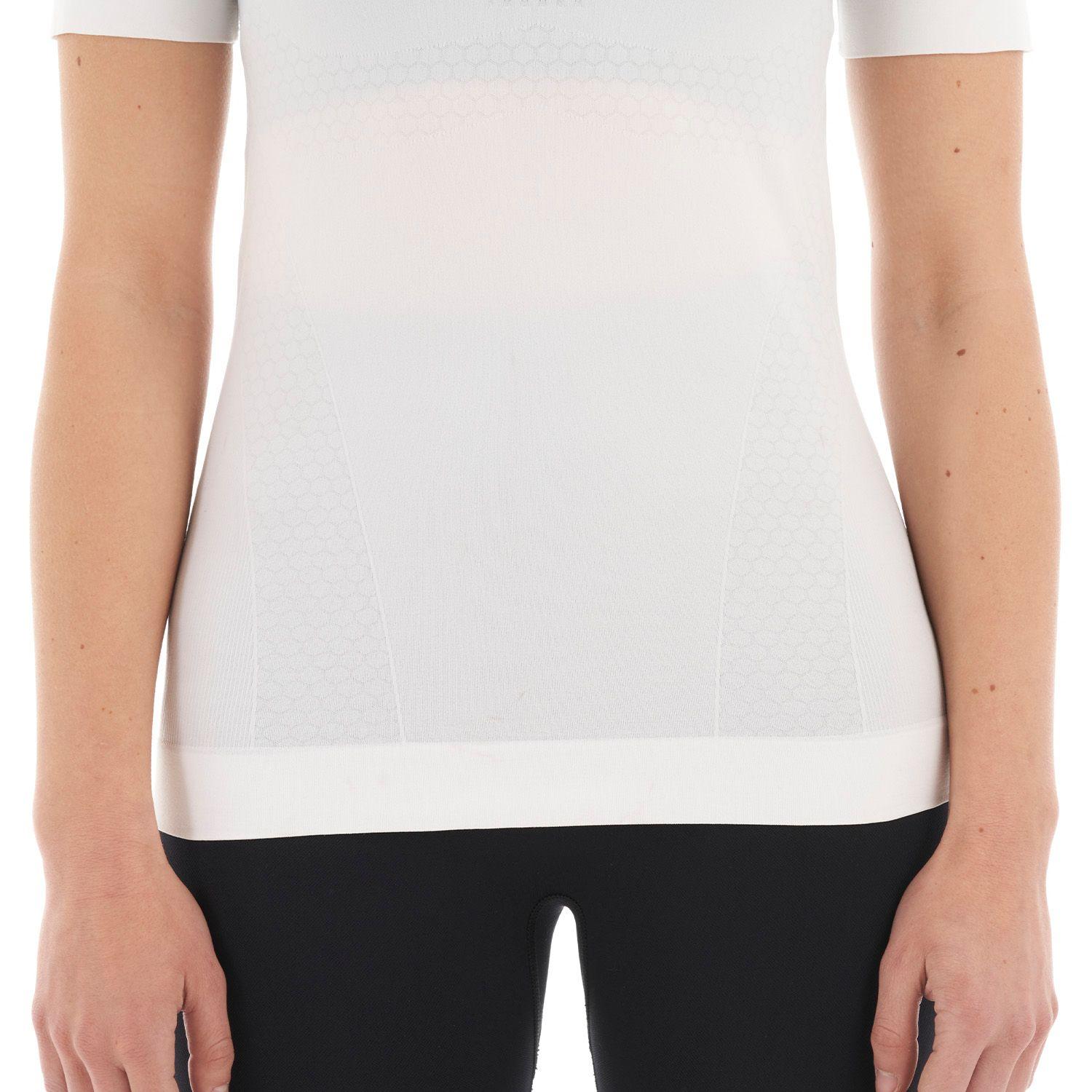 Primera Capa Mujer Skintec 1000 Seamless Short Sleeve Blanco Lippi-7