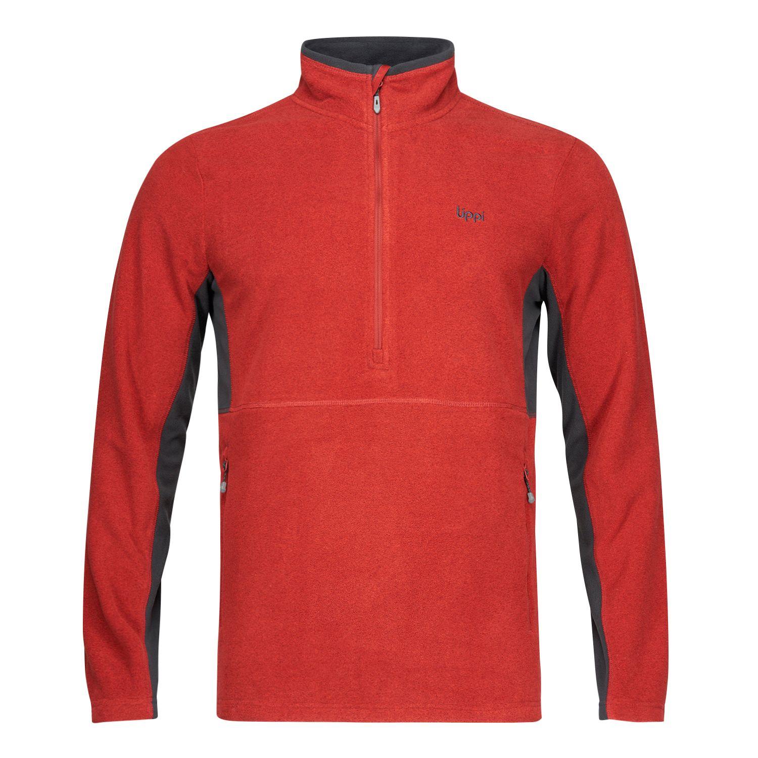 Poleron Hombre Lighter Nano-F 14 Zip Terracota Lippi-0