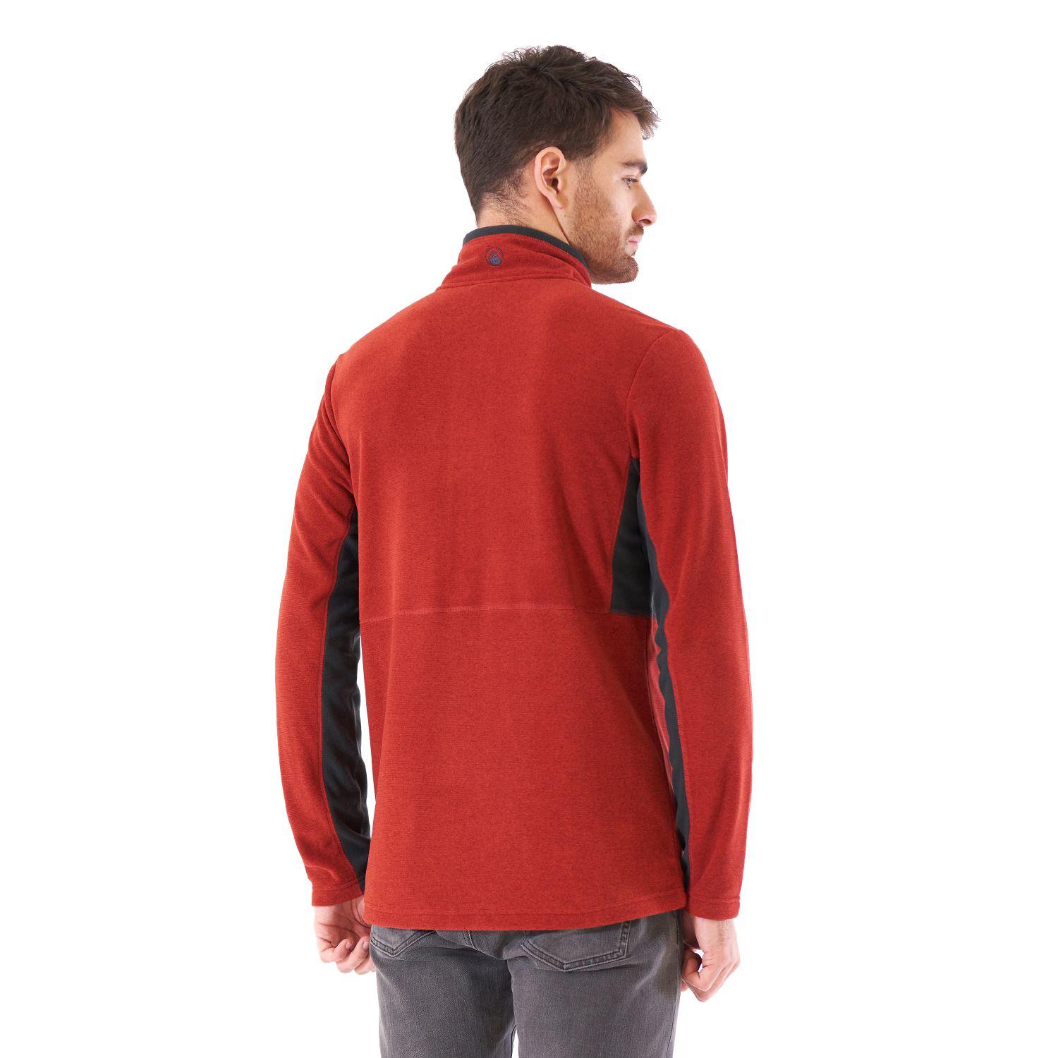 Poleron Hombre Lighter Nano-F 14 Zip Terracota Lippi-3