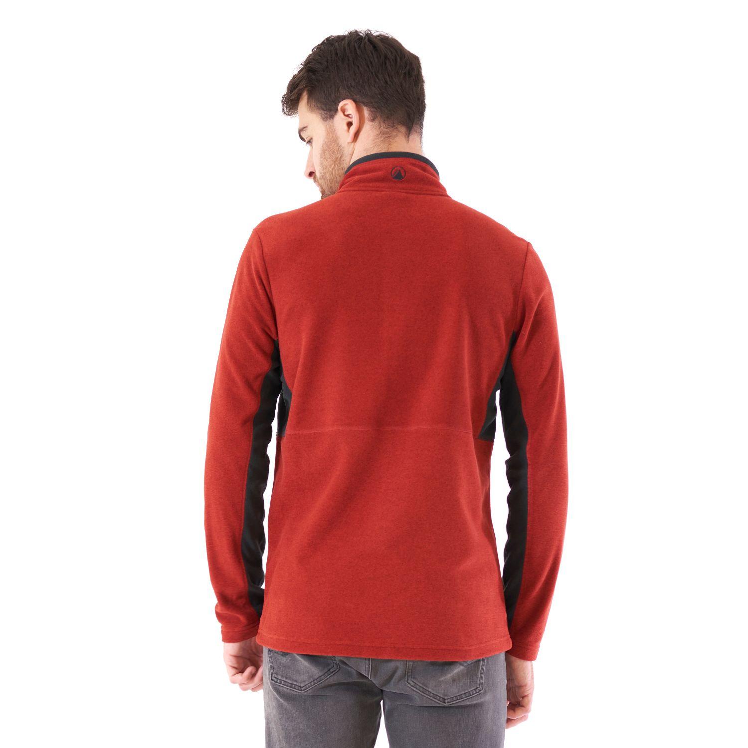 Poleron Hombre Lighter Nano-F 14 Zip Terracota Lippi-5