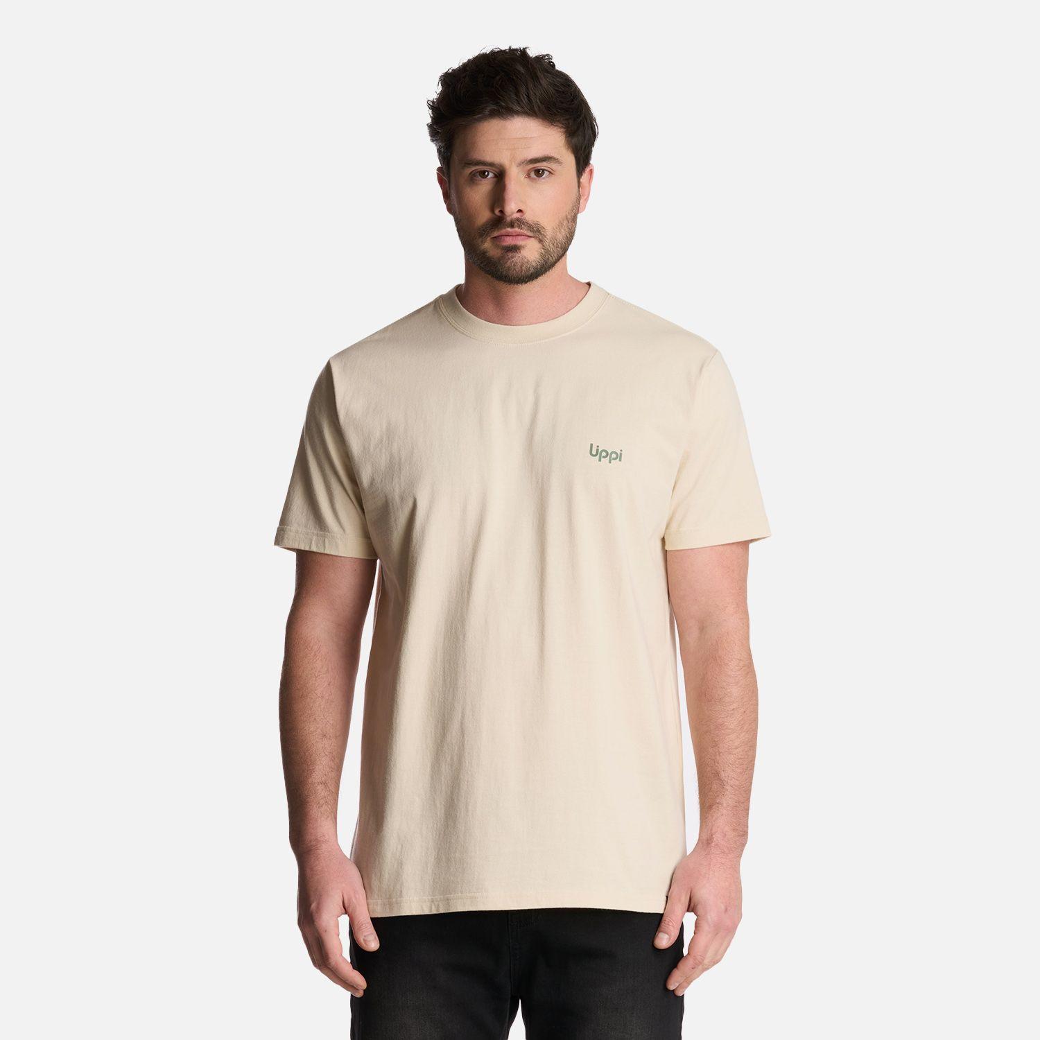 Polera Hombre Andes Mountain T-Shirt Crudo Lippi-0