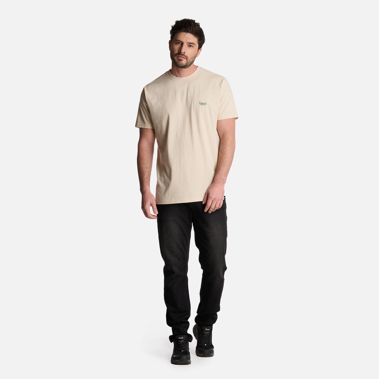 Polera Hombre Andes Mountain T-Shirt Crudo Lippi-4