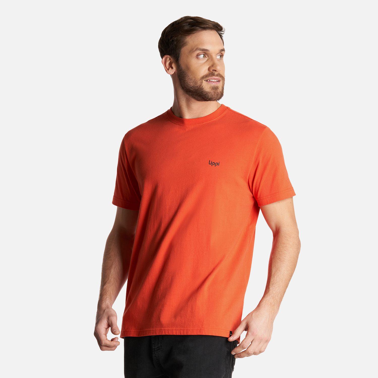 Polera Hombre Portal Forest T-Shirt Naranjo Oscuro Lippi-2