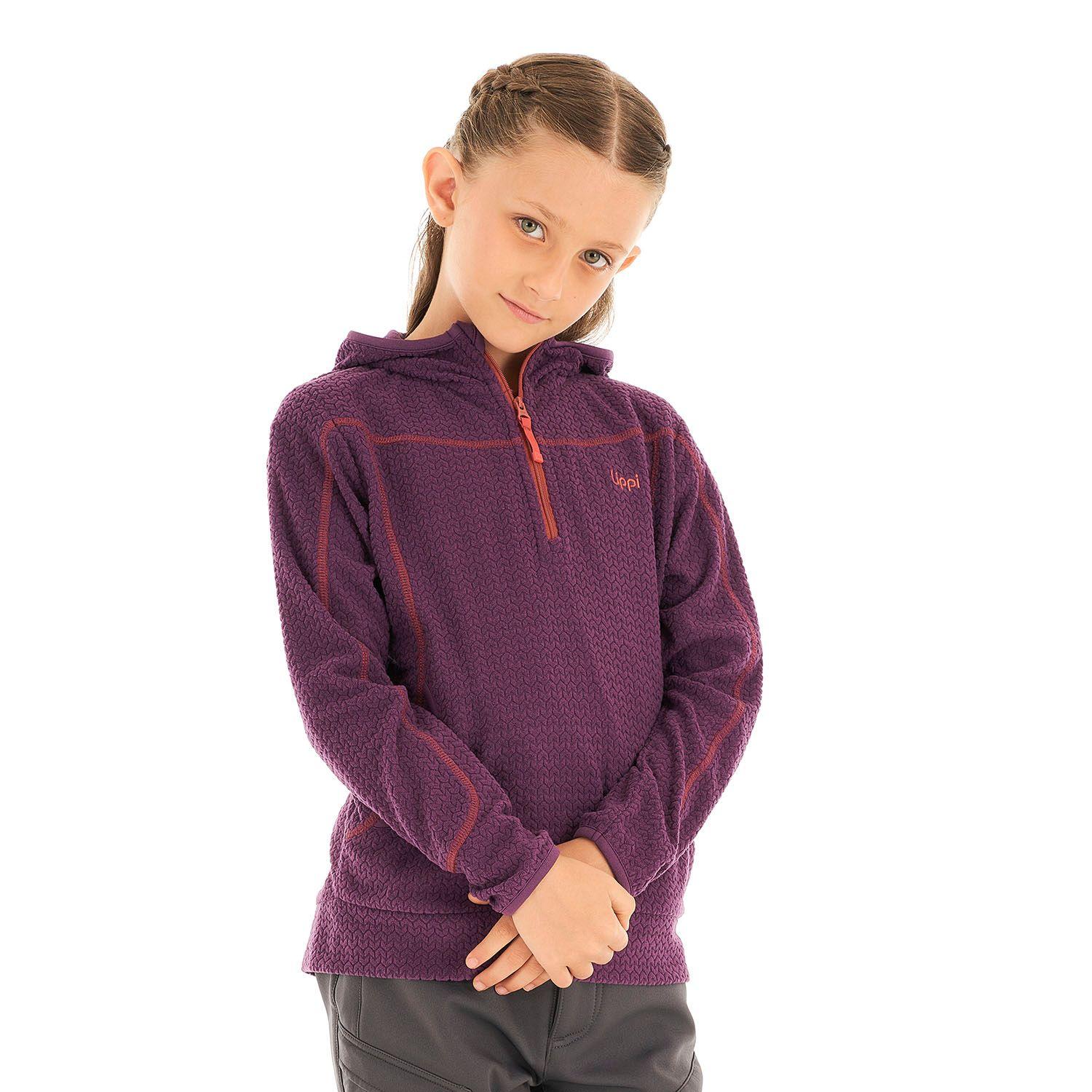 Poleron Niña Saltamontes Nano-F 14 Zip Hoody Purpura Lippi-2