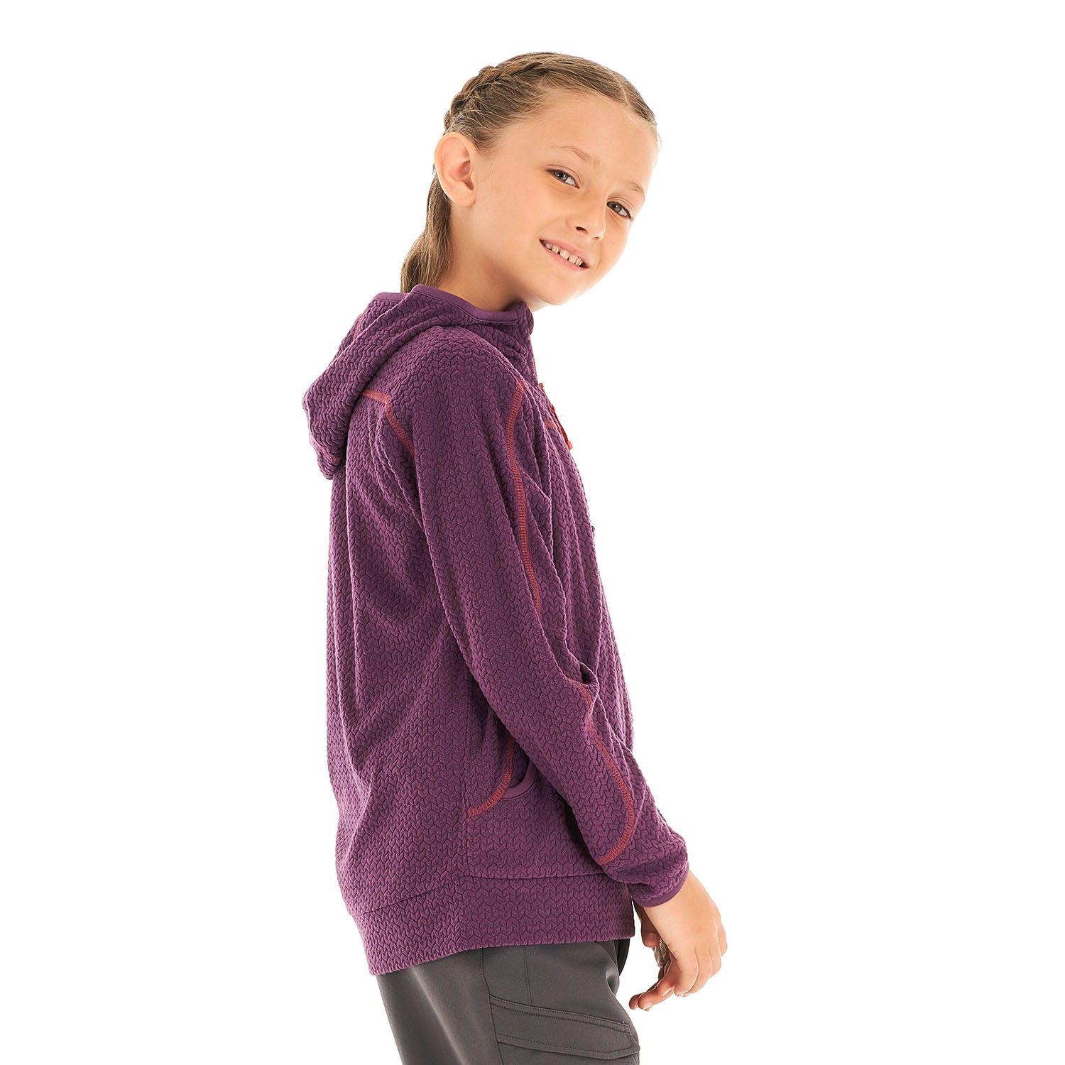 Poleron Niña Saltamontes Nano-F 14 Zip Hoody Purpura Lippi-3